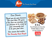Tablet Screenshot of marsfood.com